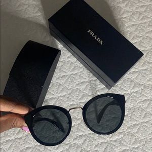 PRADA 53mm round sunglasses